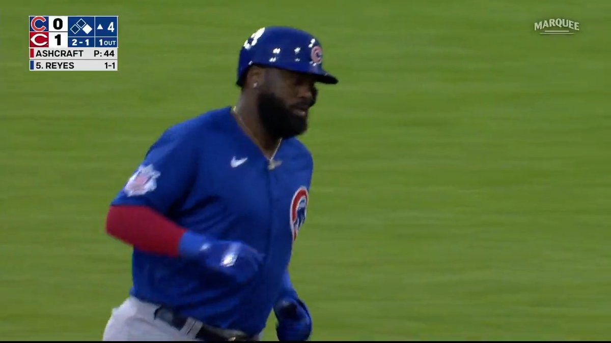 Chicago Cubs on X: Franmil Reyes hammers his first home run in a #Cubs  uniform!  / X