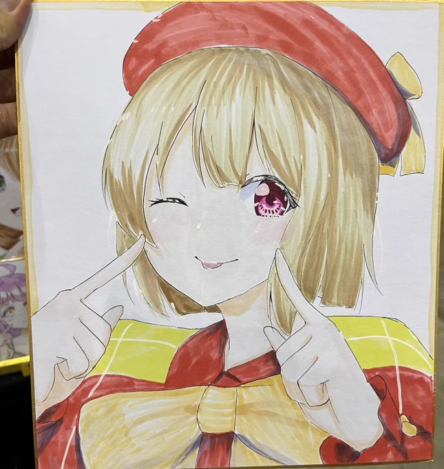 色紙見本です 