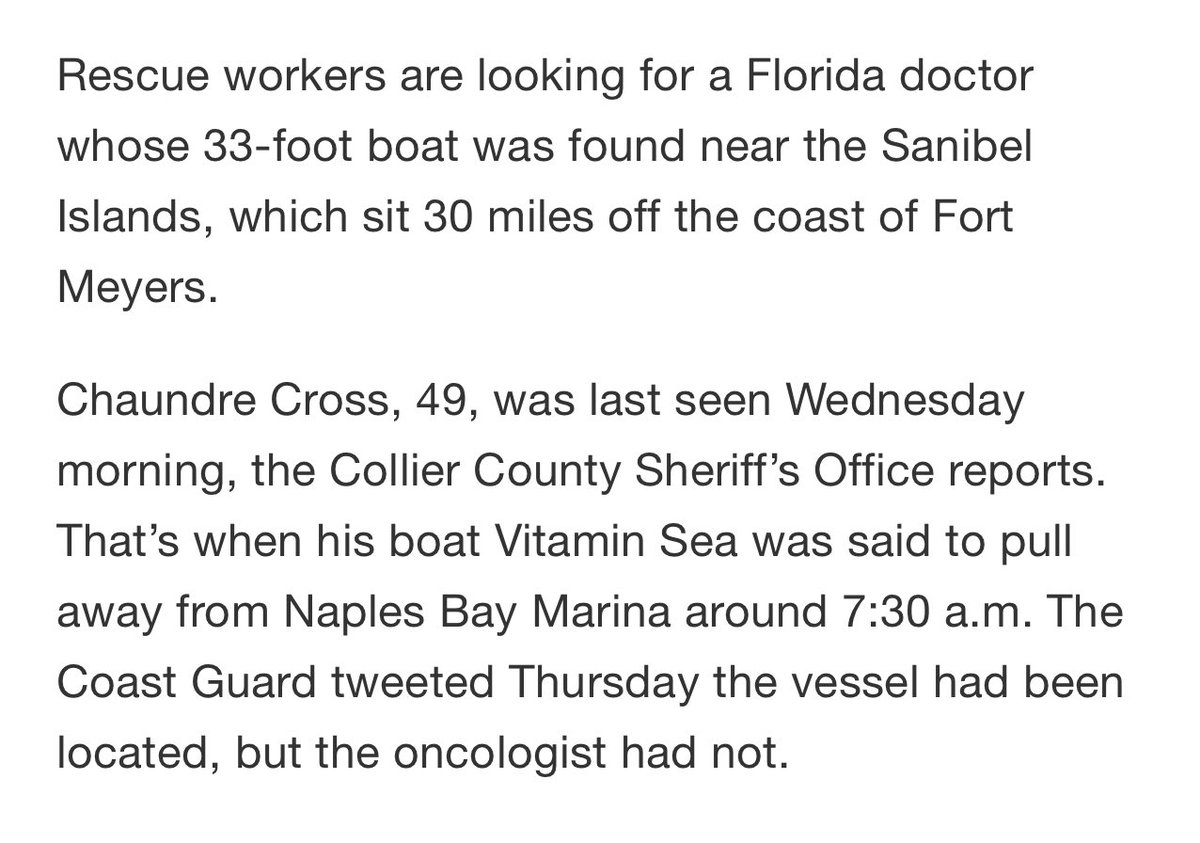 Drannaalex's tweet photo. Interesting 🤔 Cross specializes in brain, breast and prostate cancer. #Missingdoctor https://t.co/duLEpB6kuw