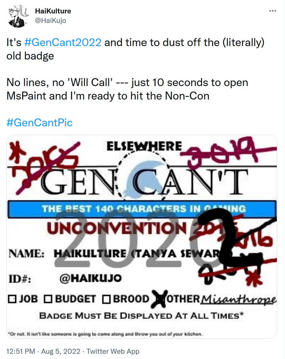GenCant's tweet photo. We had so much fun with the entries this year - we had to highlight a few runners up as well. @HaiKujo @Madbonna and @Boardgamefeast will get a GenCant prize for their fun and creative entries! https://t.co/lVMpWVDJuz