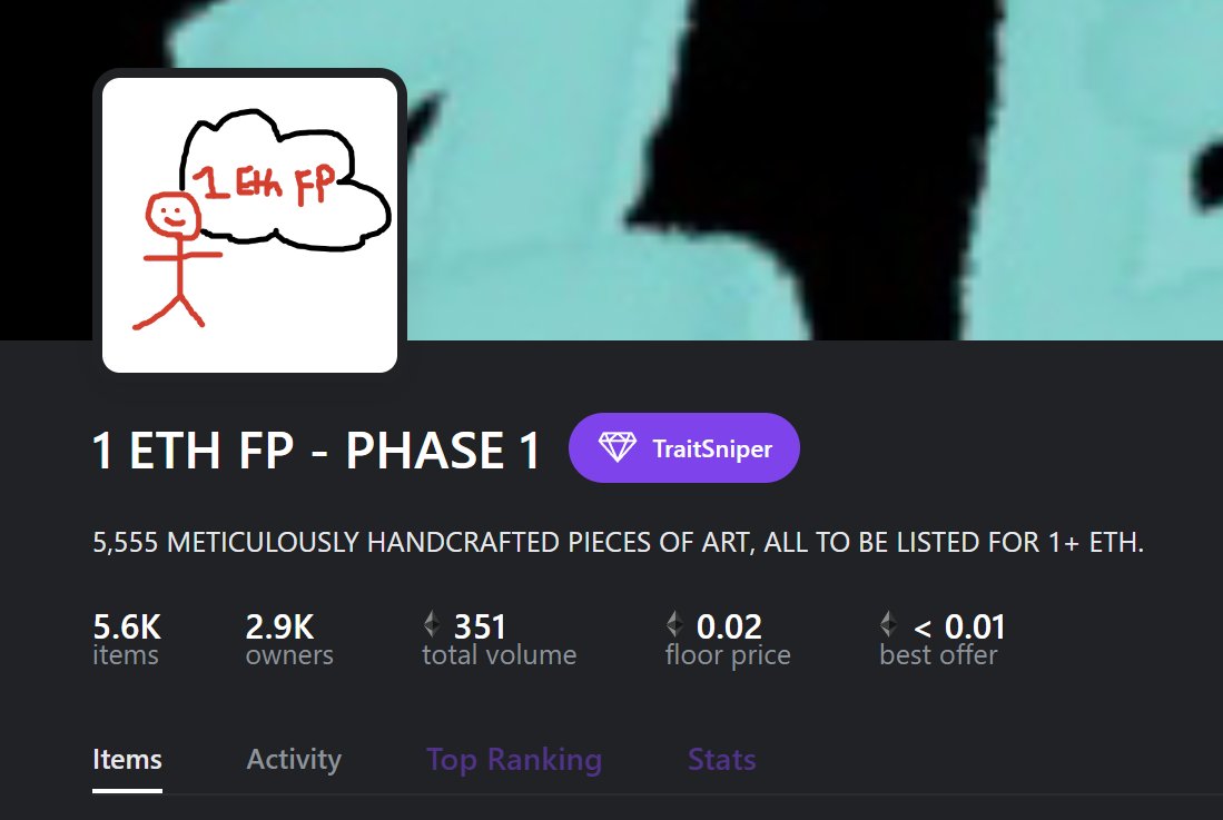 the Trippy Node News from <a href="/1EthFP/">1 ETH FP</a> made some Blue Chip Holders sweeping.
Cheapest way to grab a highspeed ETH node rn!

#1ethfp #trippynode #ethnode #eth #opensea