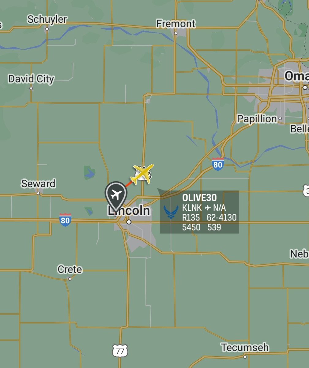 is_keelu's tweet photo. #USAF RC-135W Rivet Joint
#OLIVE30 most likely heading across the pond
62-4130 #AE01D1 #SIGINT https://t.co/HPXgPUaQzb