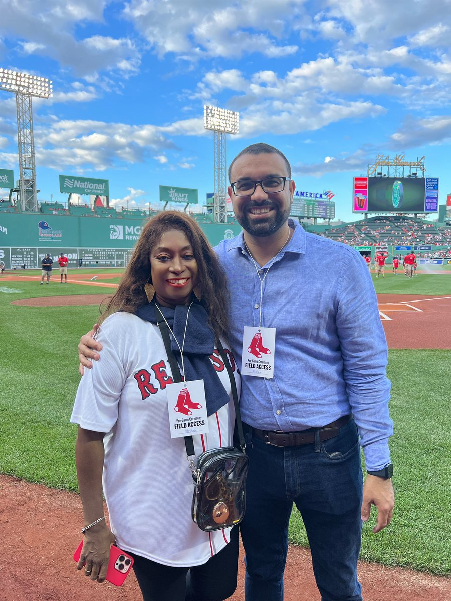 ColettePhillips's tweet photo. TY @RicardoNArroyo for your support voting on the city’s budget last year  to extend the #AllInclusiveBoston campaign; and Thanks for coming out tonight to celebrate @RedSox salute to #AllInclusiveBoston #RepresentationMatters https://t.co/8BrqNQfNEj