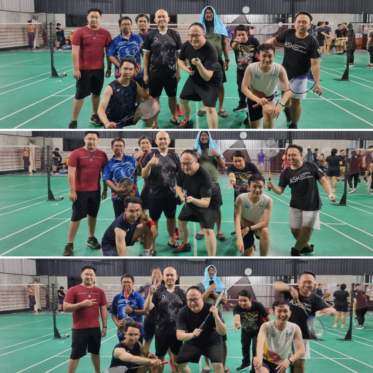 Badminton_Ceria's tweet photo. #BadmintonCeria tanggal 13 Agustus 2022 di supreme arena kuningan 💪🏻🏸💪🏻. Ini temen-temen yg biasa main bareng. https://t.co/YSIJd4krlT