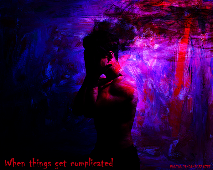 PhiloThilo's tweet photo. When things get complicated
PhiloThilo 14/08/2022
#digitalart #complicated #itiscomplicated #whenthingsgetcomplicated #philothilo https://t.co/WAUjIRut7W