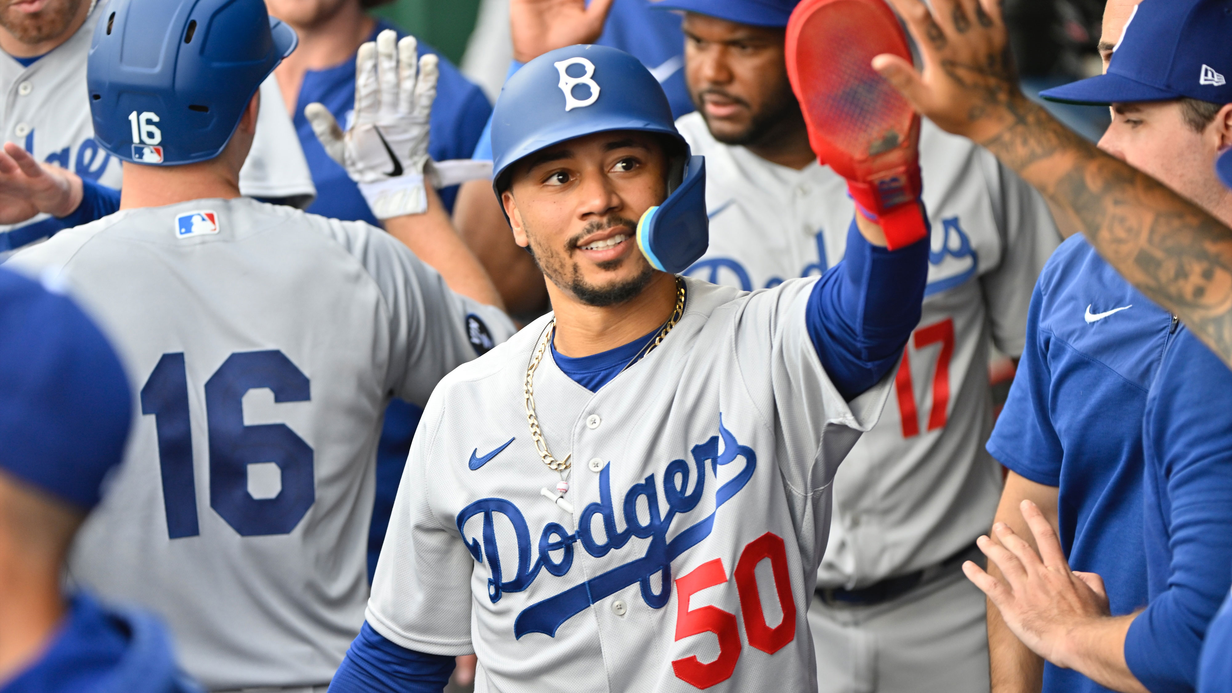Dodgers uniforms cheap tonight