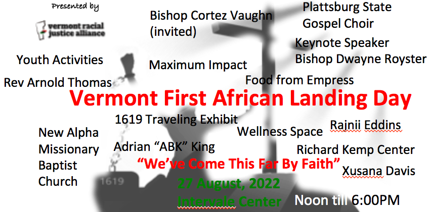 1_AfricanLandVT's tweet photo. Check out "4th Annual Vermont First African Landing Day" https://t.co/W0C6cmLmVX @Eventbrite https://t.co/rNaod2mz0r