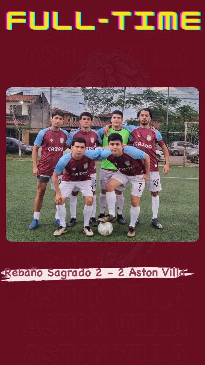 AstonVillaCTN's tweet photo. ¡Paridad en nuestro estreno en la máxima categoría!
Tremendo partido contra @rebanosagradoFC que resulta con un 2-2.
Gran esfuerzo del equipo a pesar de las faltas en el equipo.
¡A corregir errores y seguir!
#GoVillans #VamosVillanos 🦁❤️🔥 https://t.co/ClDgQVS5eQ