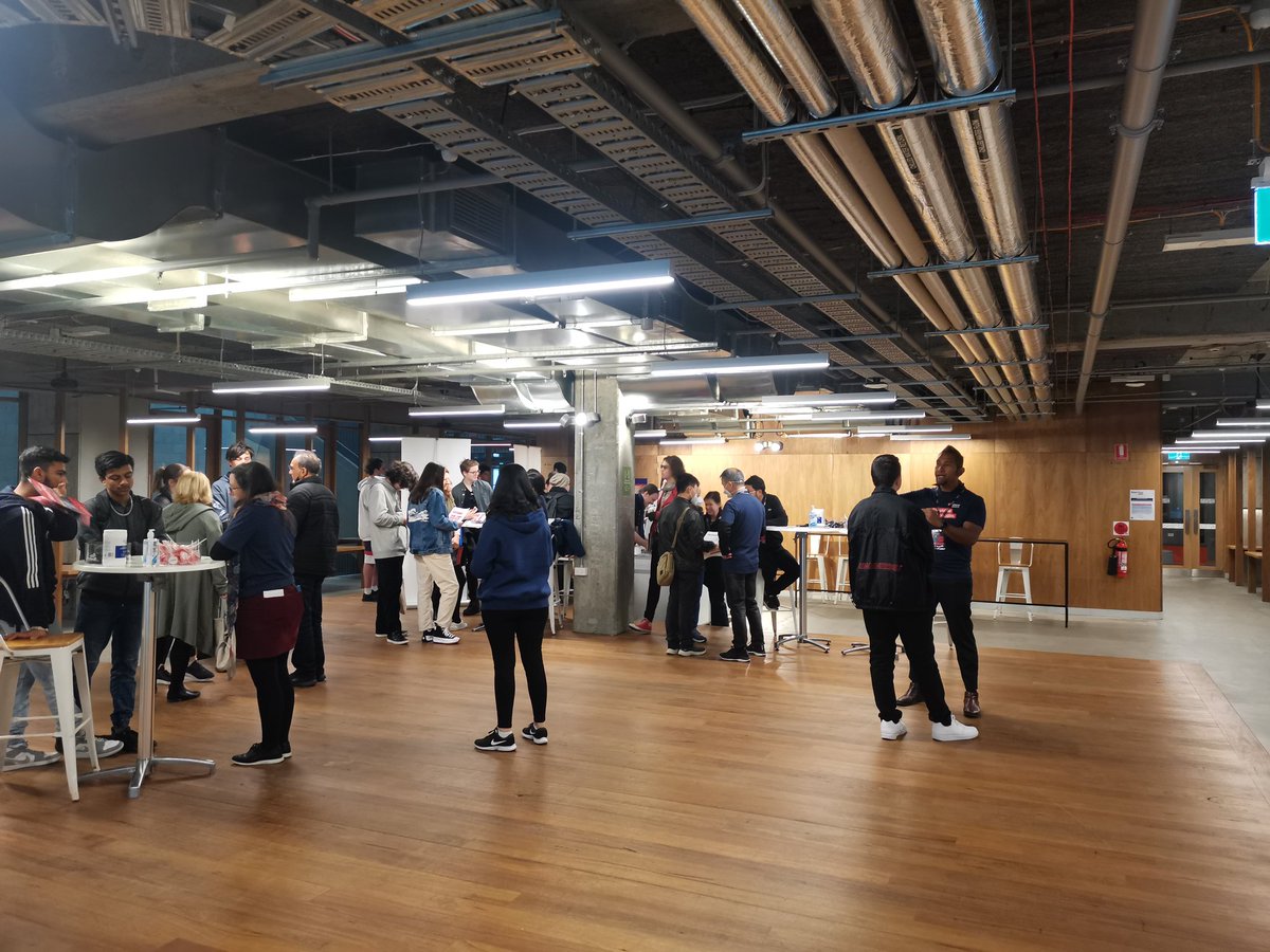 RMITComputing's tweet photo. #OpenDay at @RMIT has begun! Come down to Building 12 Level 5 to know more about studies in #InformationTechnology #CompSci #DataScience #IT at @RMITComputing https://t.co/8COufuavDC