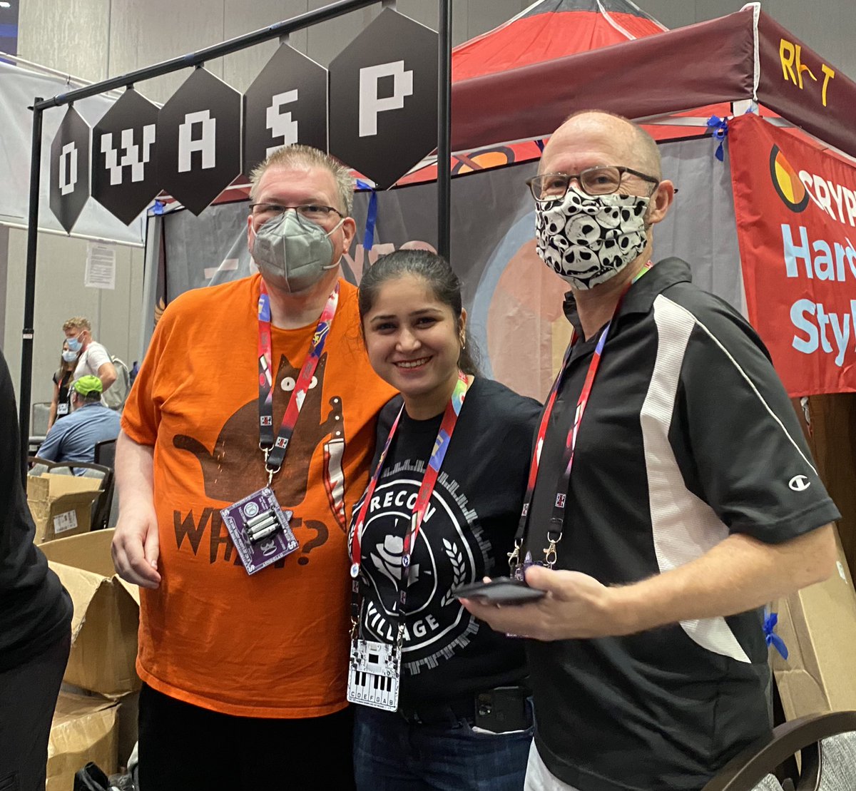 Vandana Verma (@infosecvandana) on Twitter photo Come stop by <a href="/owasp/">OWASP® Foundation</a> booth in vendor at @decfcon #dc30 to say hi to the team 💜💜 #hackersummercamp #DEFCON30 #Defcon2022 #owasp Come stop by <a href="/owasp/">OWASP® Foundation</a> booth in vendor at @decfcon #dc30 to say hi to the team 💜💜 #hackersummercamp #DEFCON30 #Defcon2022 #owasp