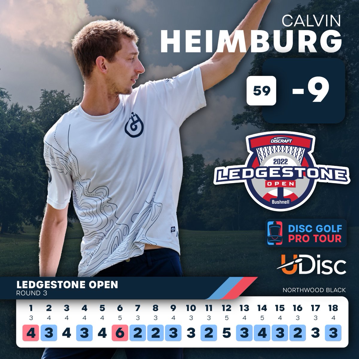 Calvin Heimburg shoots the course record at Northwood Black and moves FORTY spots up the leaderboard!