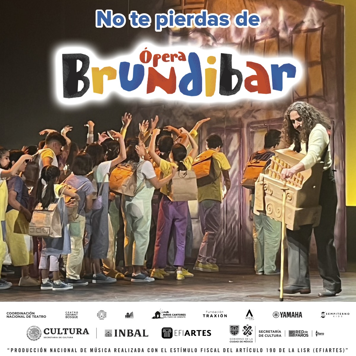 SempiternoKids's tweet photo. ¡Recuerda que mañana tenemos función!

#Brundibar una ópera para toda la familia interpretada por niños.

¡Consigue tu boletos aquí!
https://t.co/whjXgskKIB

Del 30 de julio al 21 de agosto
Teatro Julio Castillo 
Sábados y domingos 12:30 horas
$80 entrada general https://t.co/QXbGyY91UC