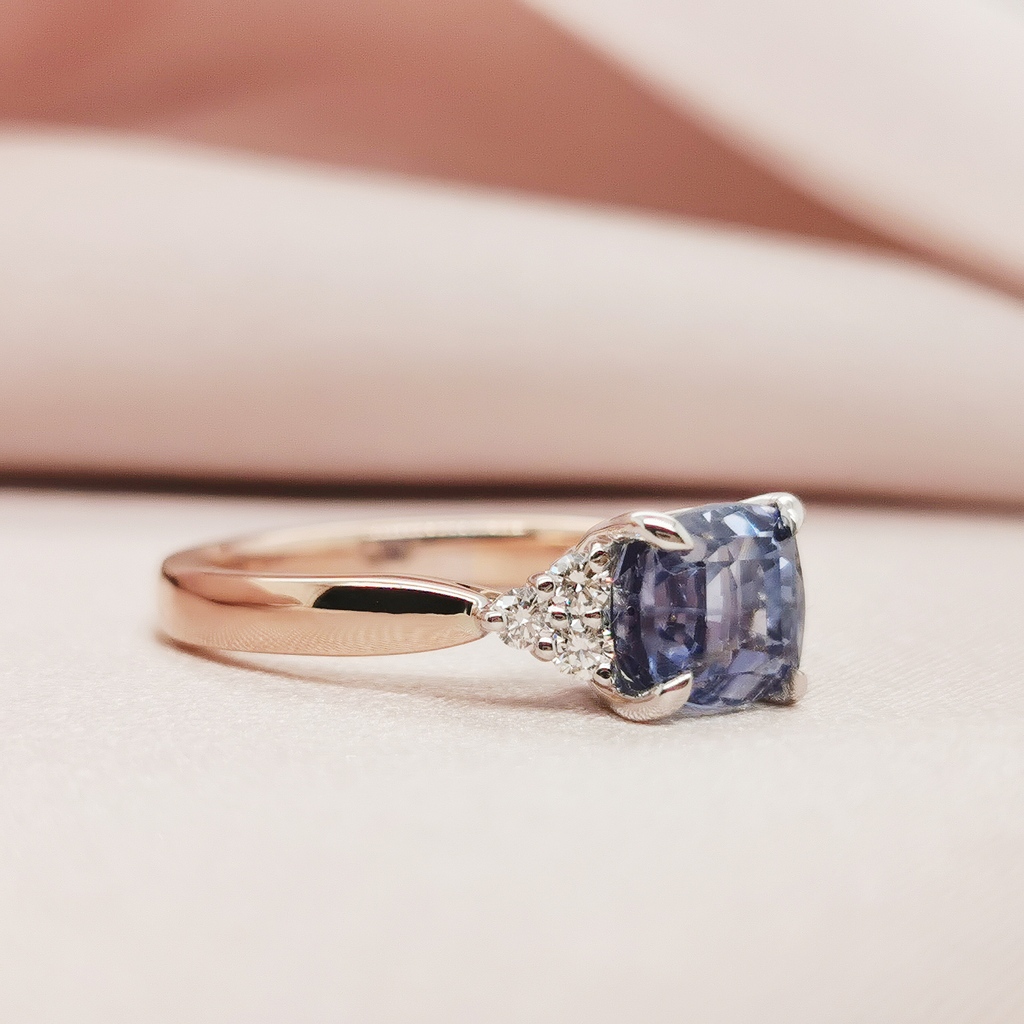 BillHicksDesign's tweet image. Another glimpse of this tantalising lavender blue cushion cut Ceylon Sapphire Engagement ring.
Let us help you create something uniquely beautiful for your love, call today and book in for an obligation free design consultation.