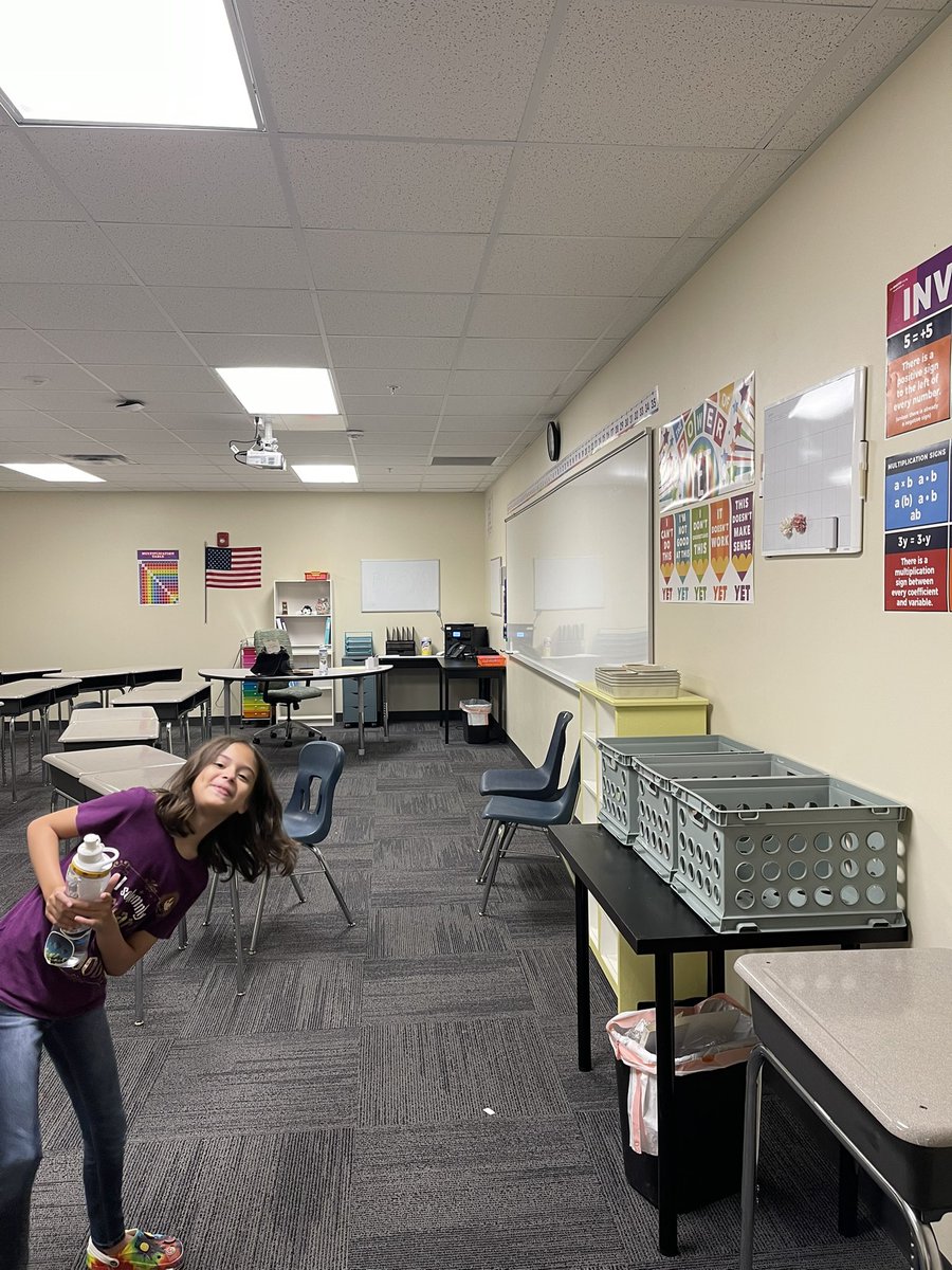 IvyHawnMath's tweet photo. Ready for year 2 teaching 7th grade math at Ivy Hawn! @IvyHawnSuhr https://t.co/WBsF7L809b