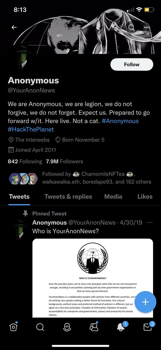 _PPMan_'s tweet photo. Careful out there! Fake anonymous account is spreading none sense.

Fake on the left
Vs other recognized one on the right https://t.co/DcZTu5Gh37