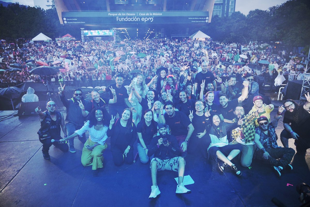 Gracias infinitas a todas las personas que asistieron hoy a nuestro #GospelPark2022 fue un tiempo hermoso en el que pudimos dejar en alto en nombre de Dios en la ciudad.

Gracias: <a href="/AlcaldiadeMed/">Alcaldía de Medellín</a>