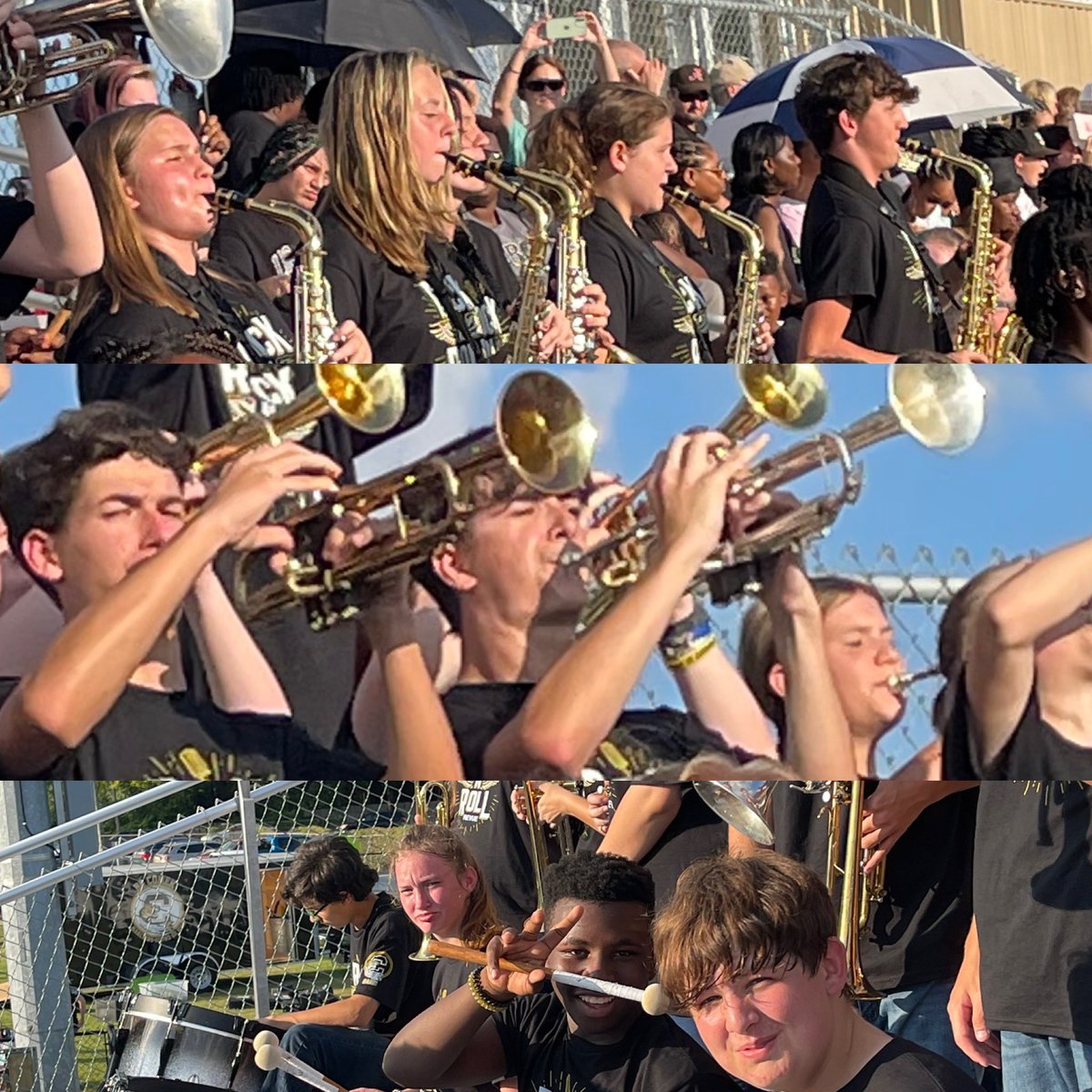 dan_seaborn's tweet photo. Great sounds at the fall jamboree by the Marching Sound of Gold! Go Tigers! #bbcmhs #LeadingTheWay #dedicated https://t.co/1yjofxV1dd