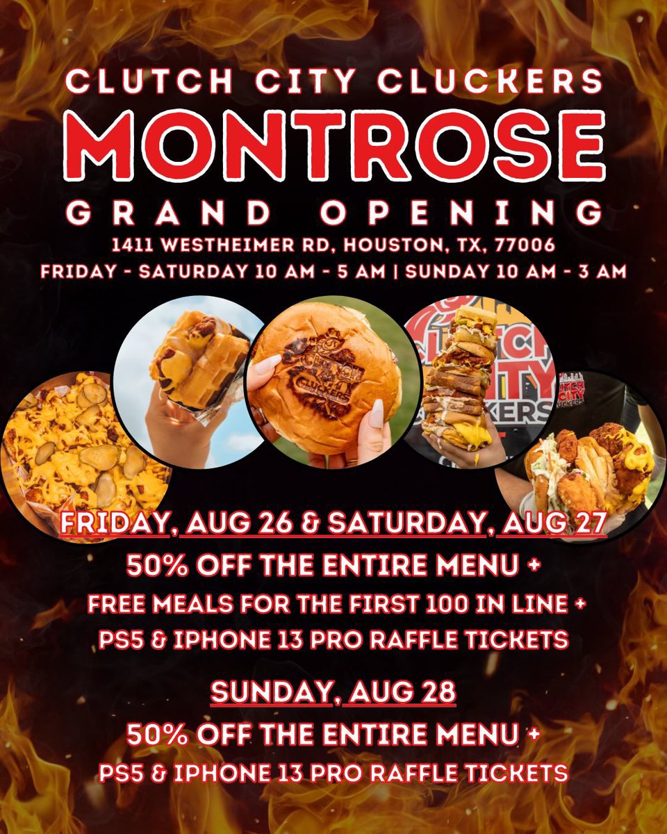 brittfullwood's tweet photo. @ClutchCityCluck is unreal…I'm talking the best chicken and waffle sandwich you've ever tasted. Clutch City Cluckers is an iconic Houston food truck with 3 locations in Houston &amp; 2 more on the way (Montrose &amp; Spring). You won't wanna miss the grand openings! https://t.co/YsKi3zh9hK