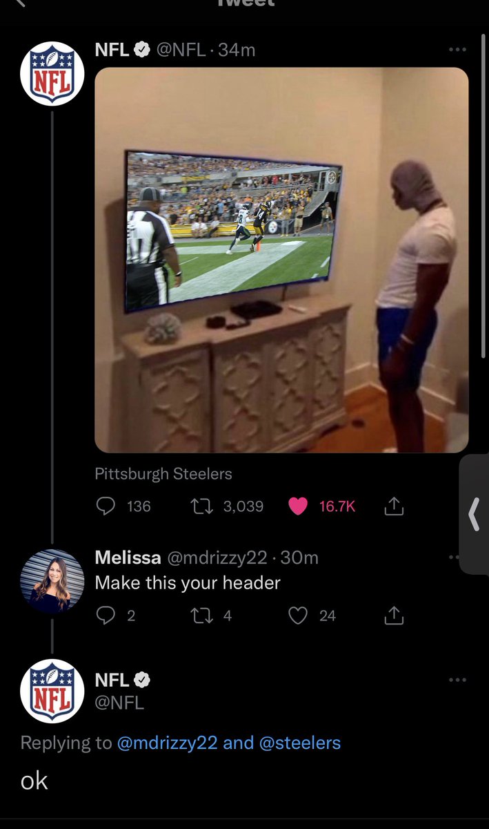 mdrizzy22's tweet photo. Ask, and you shall receive 💯 Thank you, @NFL !! https://t.co/ZqxMpi1QnL