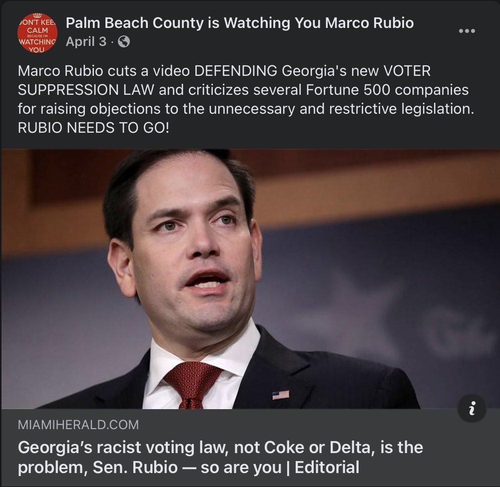 IntegrityCompa1's tweet photo. #RetireRubio #VoteValDemings #RubioMustGo #VoteBlueToSaveDemocracy https://t.co/fW3uYBt2qa