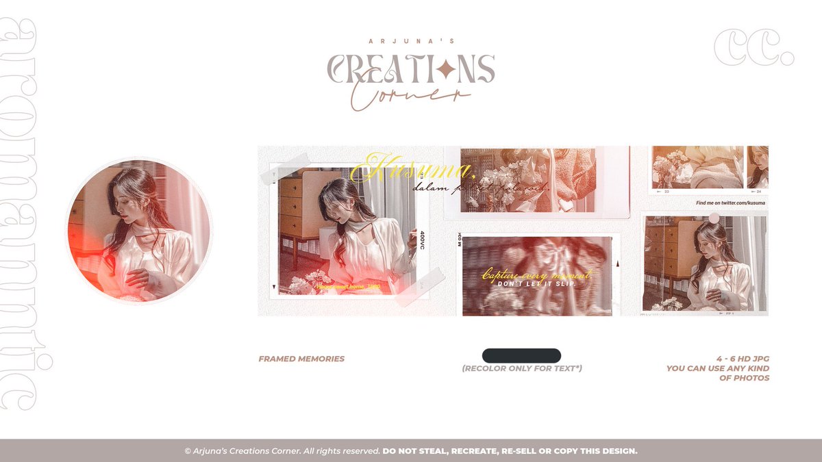 rt kalau mau layout “frammed memories” dari @aromanntic