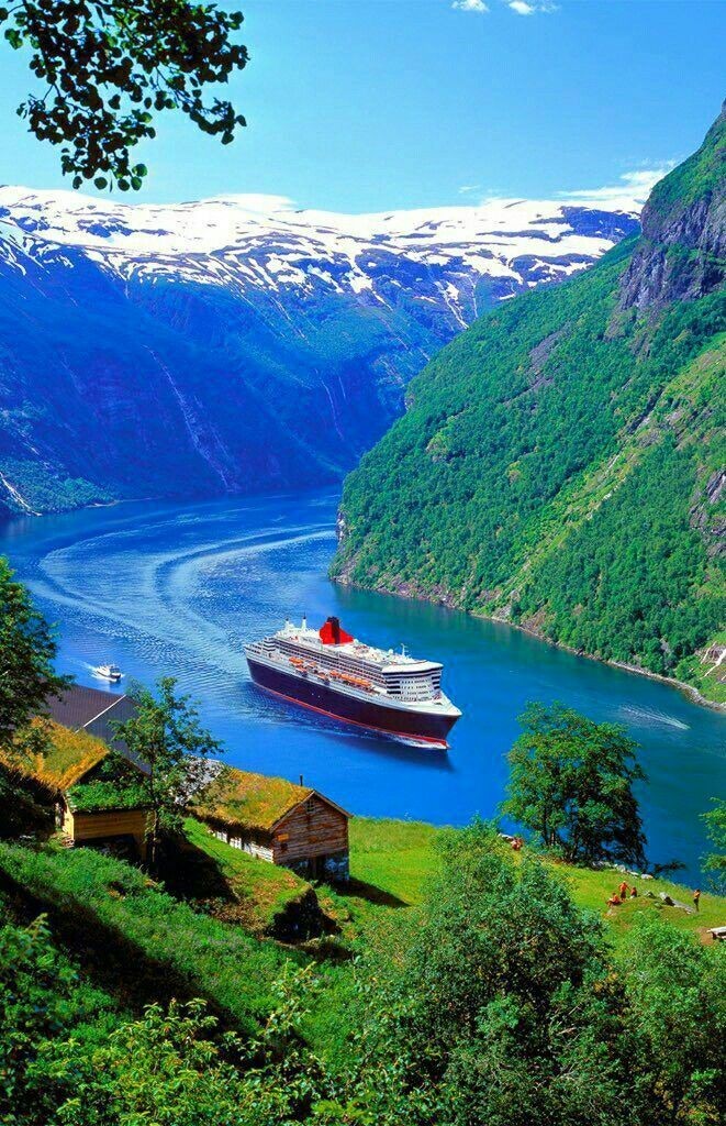 Beautiful view..river between mountain