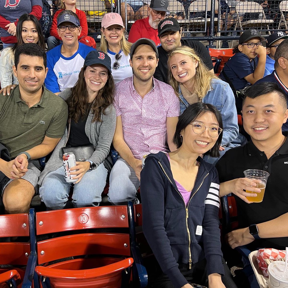 Rad_Partners's tweet photo. Ending a great RP Matrix weekend in Boston with the Yankees vs. Red Sox game! ⚾️

#transformingradiology #radres #radfellow #teleradiology #radiology #radiologist https://t.co/YJxxj1t03g