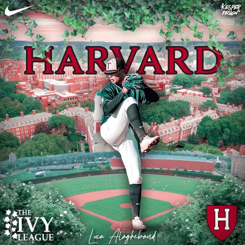 I am humbled to announce my commitment to play baseball and to continue my studies at @harvard! Thanks to my parents, coaches &amp; teammates for supporting me during this process. Thank you Coaches Decker, <a href="/NateCole33/">Nate Cole</a> and <a href="/BryanStark12/">Bryan Stark 🇺🇸</a> for the opportunity of a lifetime. #GoCrimson