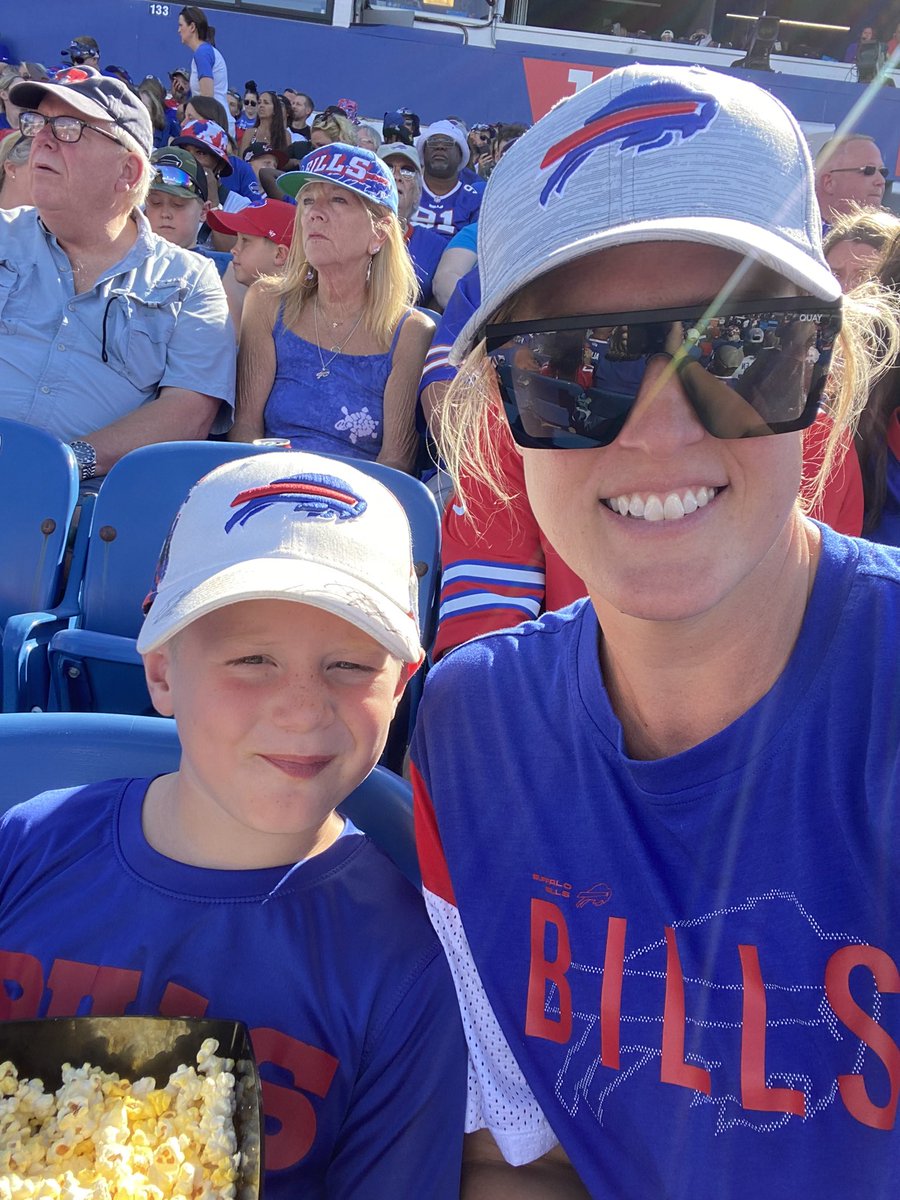 ValParillo's tweet photo. @BuffaloBills game for Tyler’s first game! https://t.co/AMVoeaK8od