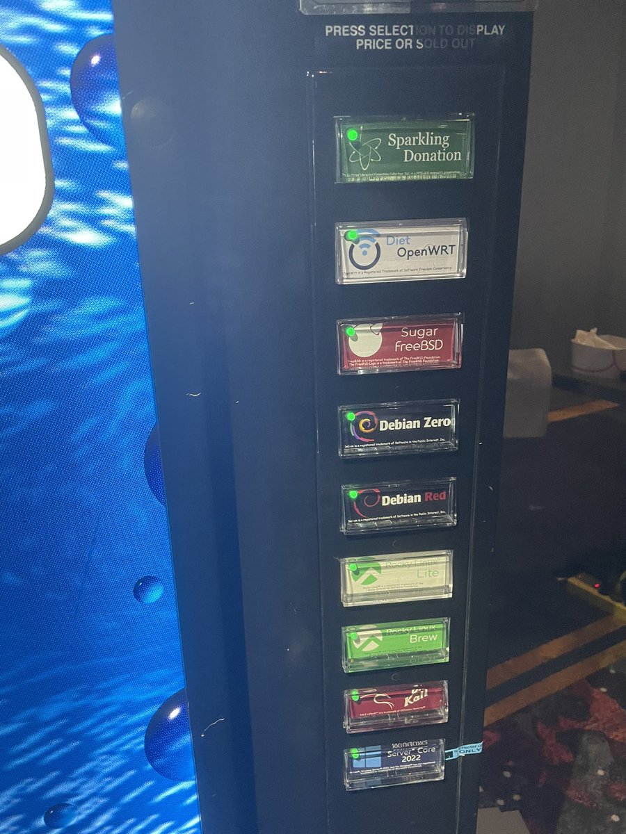 1o57's tweet image. Go to the vendor area. Buy a shell on the Defcon network from a vending machine. Really.