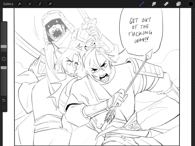 ( wip ) idk why this panel took me so long to get where i wanted it but that means y'all get another preview! 