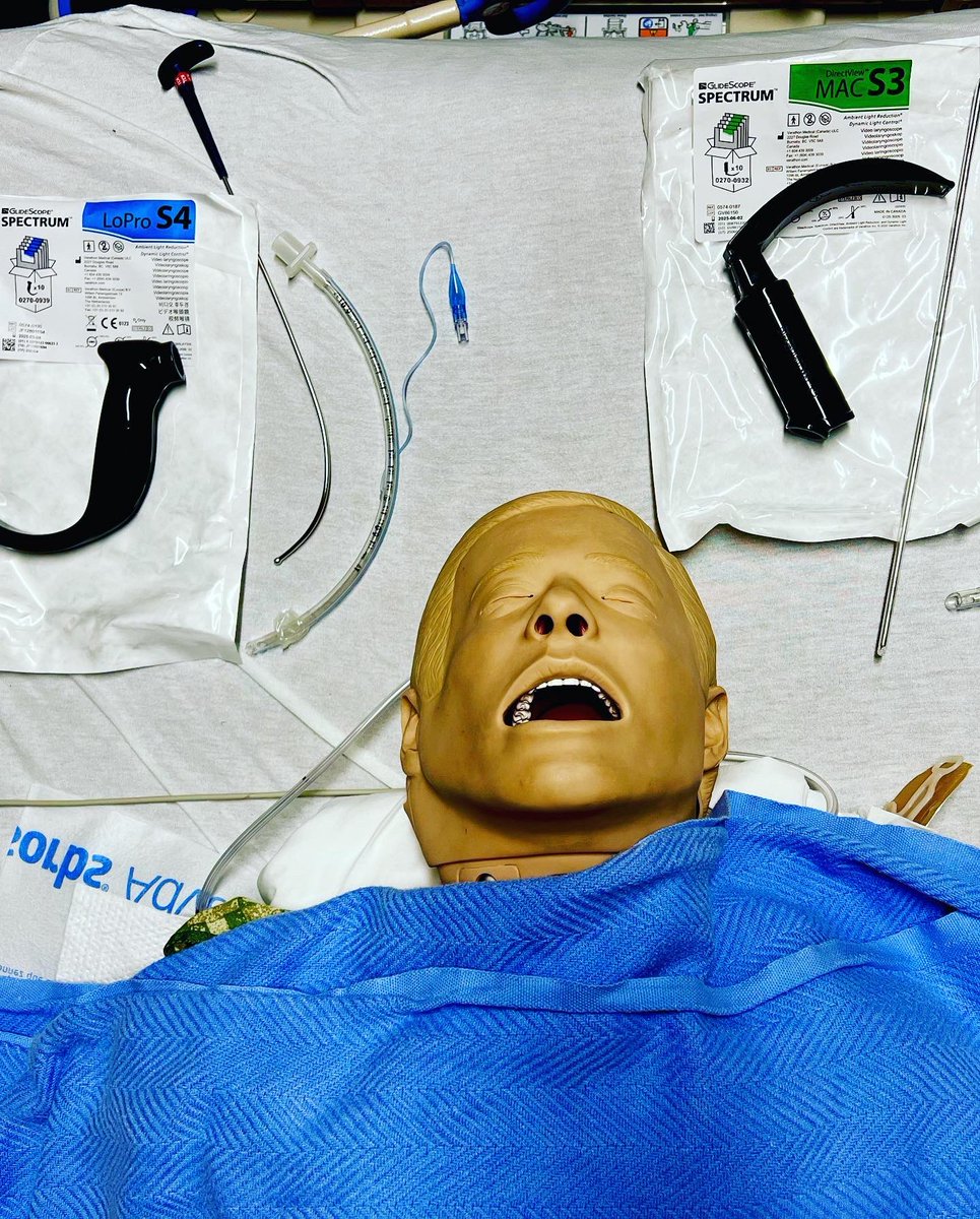 DanckersMD's tweet photo. 🙌Airway workshop 🙌with our new @glidescopevl #blades Direct or indirect #laryngoscopy No Dilemma. #directsupervision #iseewhatyousee.#CHESTTrainees @accpchest @sccmcriticalcare @atsearlycareer @atscommunity @AventuraIM @AventuraIM @HCAFLHealthcare @NSUFlorida @FIUMedicine https://t.co/F1nRGhjmnS