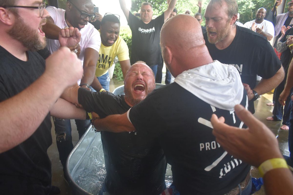 SRCBirmingham's tweet photo. WATER BAPTISM TOMORROW! The Lord has told me we are having a cowboy baptism (like we did at Iron Men) tomorrow immediately after service! The fire of the IRON MEN Conference will continue! Get ready for the next level... https://t.co/fxe3pbOwFb