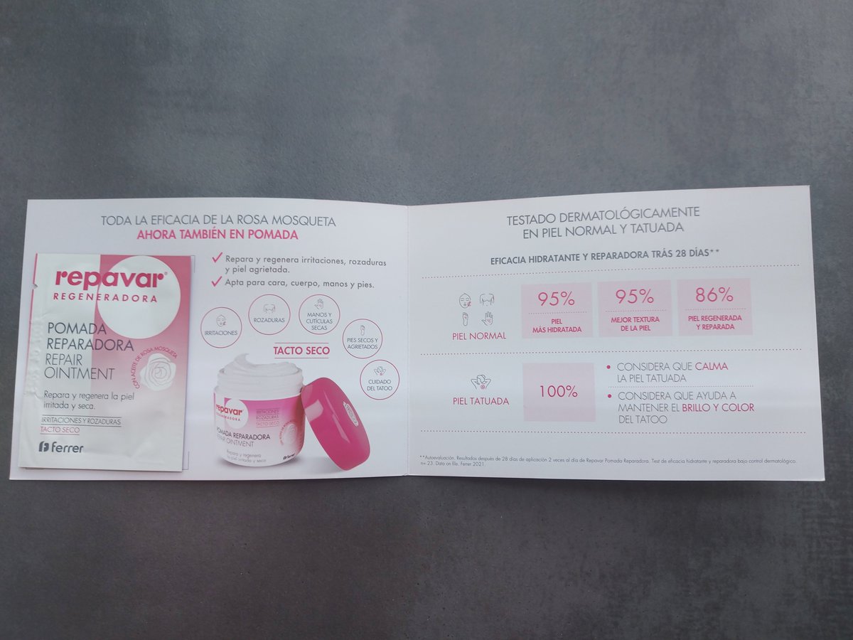 MTFS07's tweet photo. Recibida la muestra gracias a @repavar_es regeneradora.
🌌 Repara y regenera irritaciones, rozaduras y piel agrietada.
🌌 Apta para cara, cuerpo, manos y pies.
🌌 Con aceite de rosa mosqueta.
#repavar #repavarregeneradora #ferrer #cuidadopiel #tester #testandoproductos https://t.co/RLH4IqcZ0W