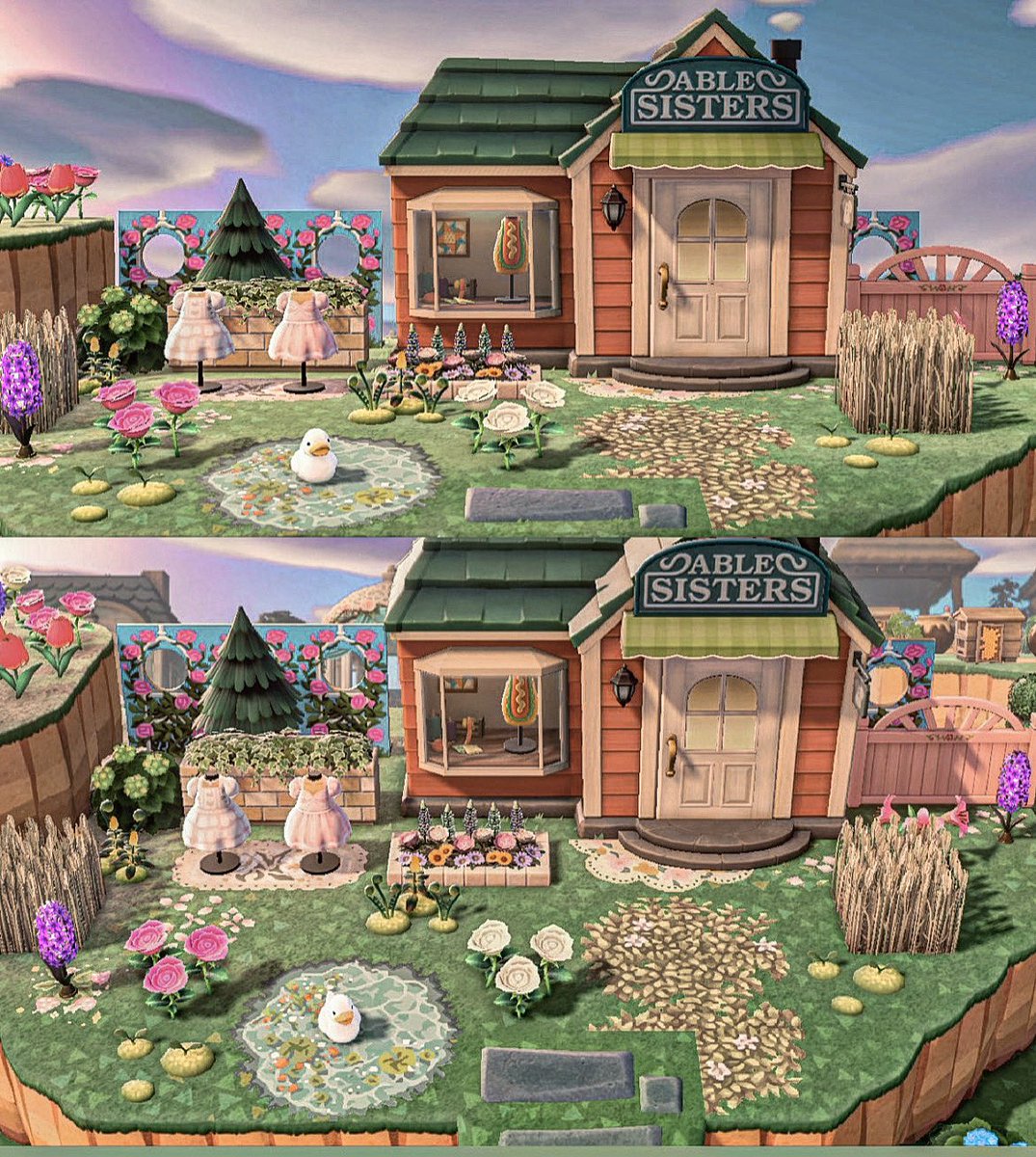 Sylus_Caleb's tweet photo. 🛍- Able Sisters is officially opened on Dahlia 

#acnhcommunity #ACNH #acnhinspo #acnhinterior #AnimalCrossing #AnimalCrossingNewHorizons #どうぶつの森 #acnhtwtt  #ACNHDesigns #NintendoSwitch https://t.co/VwRb9RPqgf