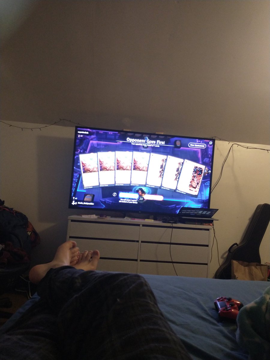 GodKnucks's tweet photo. I been chilling. 65" magic son. #MTG https://t.co/gbc9VEIMbD