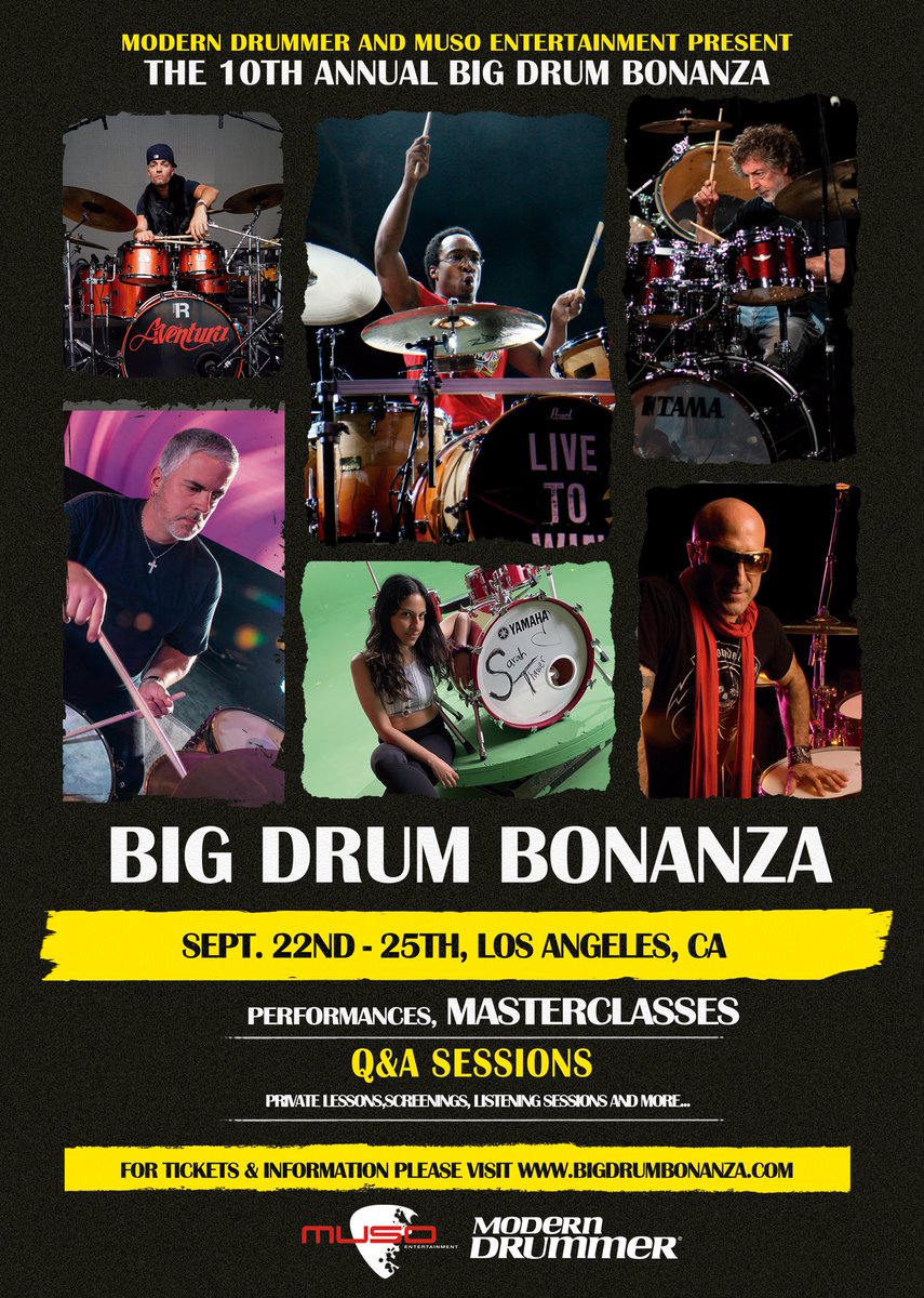 Still time to use promo code BDB2022 to save 10%! <a href="/modern_drummer/">Modern Drummer</a>