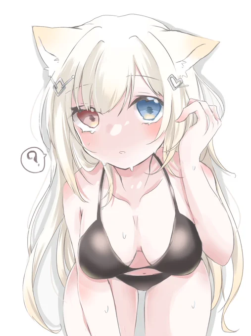 再掲水着絵は春先に描いてたな 