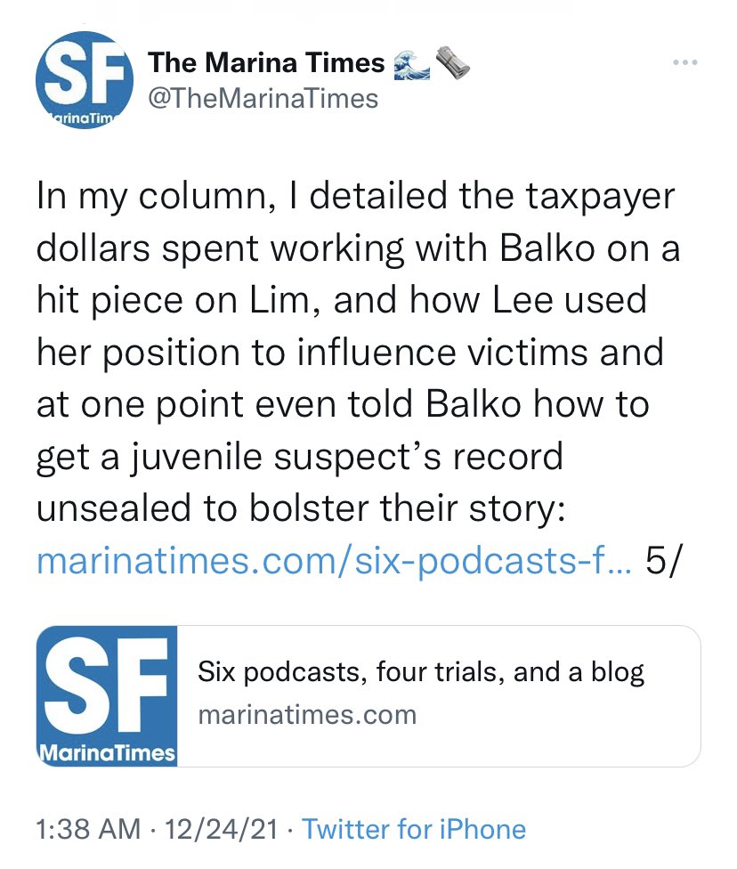 LNSmithee's tweet photo. @grannyappleman @SusanDReynolds @VivianHo @HamasakiLaw YOU: What Asian woman reporter hasn’t that Susan Reynolds attacked (sic)?
ME: 🙄 Maybe you’ve heard of @DionLimTV? 🤨
#SanFrancisco #ProgressiveBS https://t.co/FATx9dTQwR