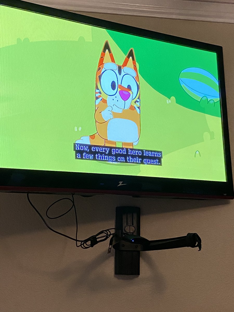MarielRustling's tweet photo. @OfficialBlueyTV IS TEACHING THE HERO’S JOURNEY AND HOW DID WE EVER DESERVE THIS AMAZING SHOW??? #Bluey #Bingo #Season3 #SOHAPPY https://t.co/DX9WIup8YX