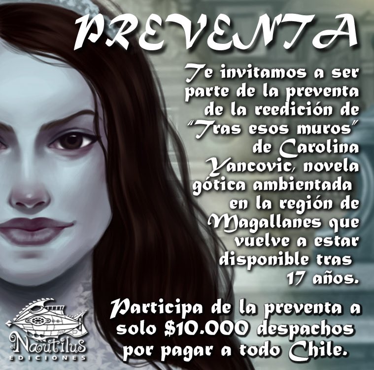 Finalmente con el @elnautilusediciones publicaremos la 2da edición de Tras esos muros. Hoy comenzamos con la preventa. Si quieren una copia envíenme un DM para coordinar. <a href="/Espelunco/">espelunco</a> me ayuda con un Rt? <a href="/RobertoCastillo/">RobertoCastillo</a> @plopconchicle <a href="/notanpesima/">Notanpésima🐉</a>