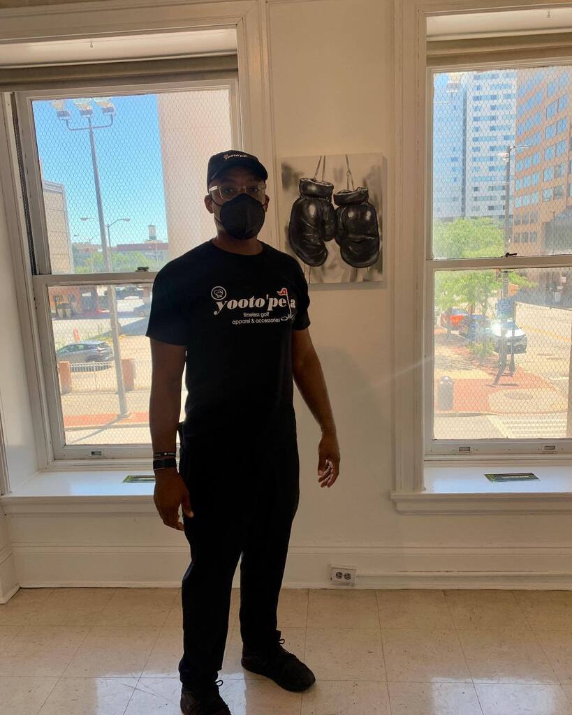 Fantastic exhibit Christopher Batten @cbattenart 🔥🥊🔥🖼🎨

Inspiring and Thank You for all you do for the young scholars of Baltimore (<a href="/bardbaltimore/">Bard Baltimore</a> <a href="/baltcityschools/">Baltimore City Public Schools</a>) 🙏🏾✊🏾

#Baltimore
