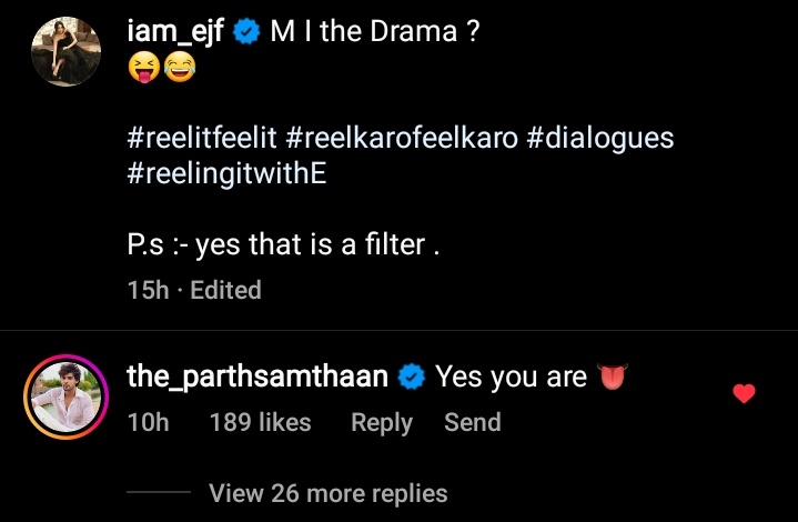 After ages!!
#EricaFernandes 
#ParthSamthaan 
#parica
