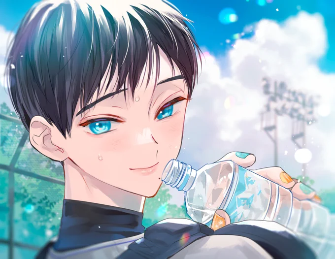 「いっしょに水分補給、しよ」#六月の七星 