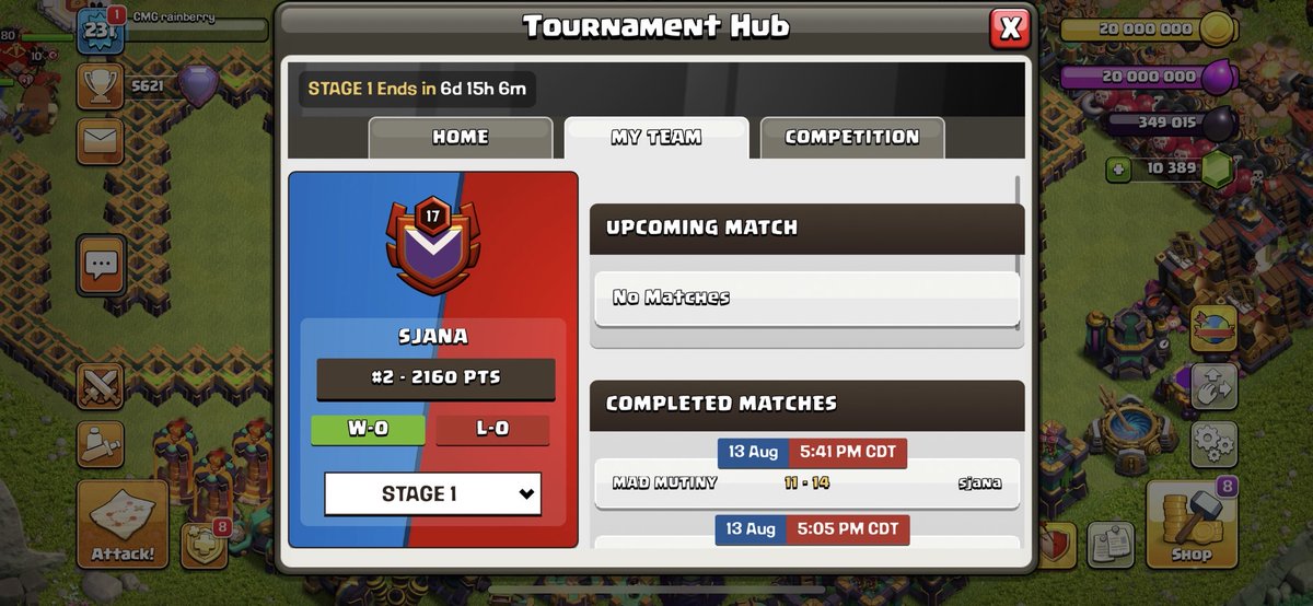 Looks good so far 🤷‍♂️ We hope to finsh this stage successfully asap.
GG to all clans we faced 💪
We dont know what happened with logo 😅