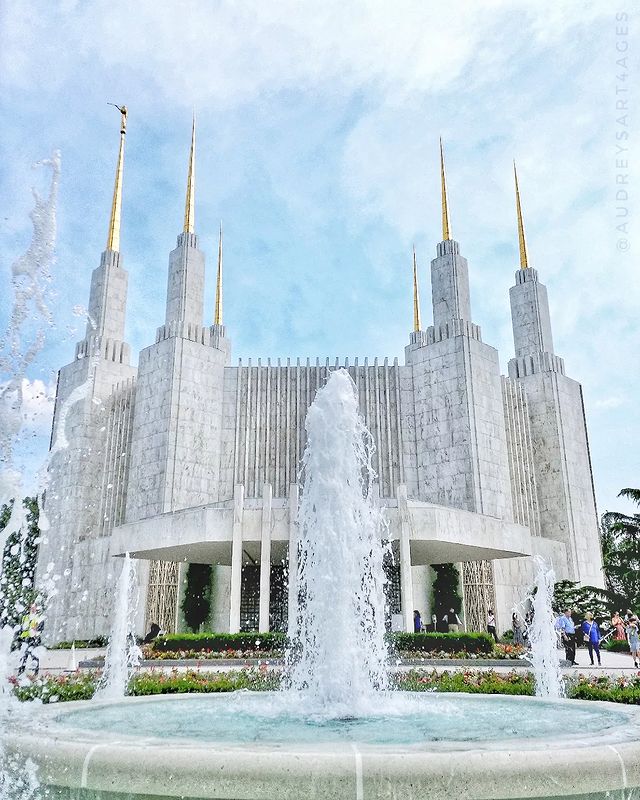 We joyfully anticipate the #DCTemple rededication tomorrow, August 14, at 10a, 1:30p, and 5p. Those who attend any of the three sessions of the rededication in the temple should bring their paper temple recommend and are required to wear a face mask. 📸: <a href="/audreysart4ages/">AudreysArt4Ages</a> on Insta