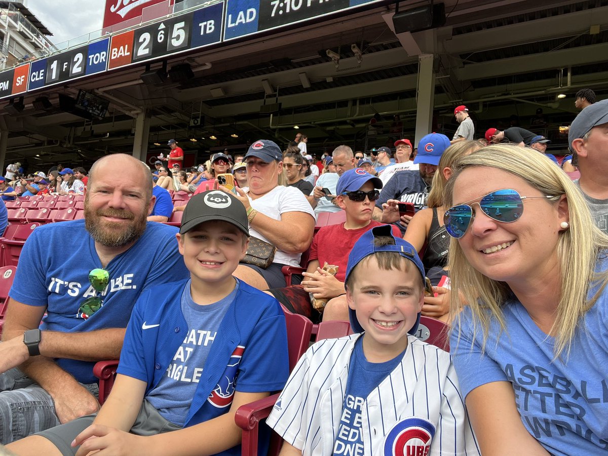 jshafer08's tweet photo. Let’s Go Cubbies!  We love our @obvious_shirts! @Cubs https://t.co/szrlGRS2ve