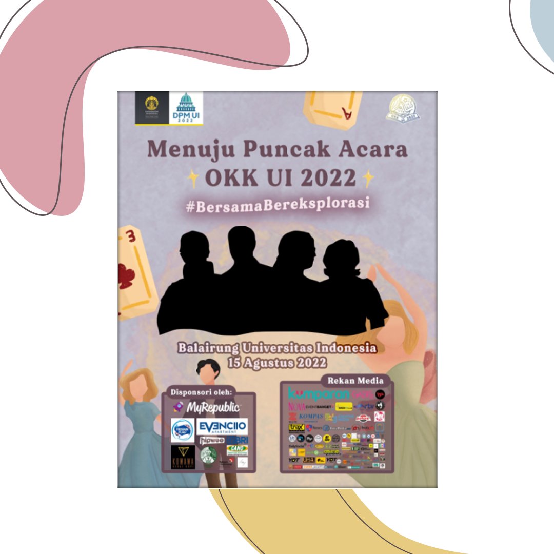 ui_guide's tweet photo. [MENUJU PUNCAK ACARA OKK UI 2022]

Halo, Agnibrata Makara!

Tak terasa perjalananmu untuk #BersamaBereksplorasi sudah hampir selesai. Siapkah kamu untuk merayakan akhir perjalanan dan perjuanganmu ini? https://t.co/AD3MkULZxY