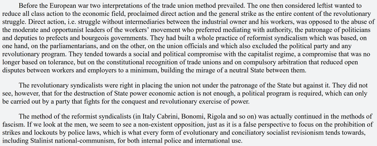 QuoteCommunists's tweet image. from On the Thread of Time: Marxism and the Trade Union Question