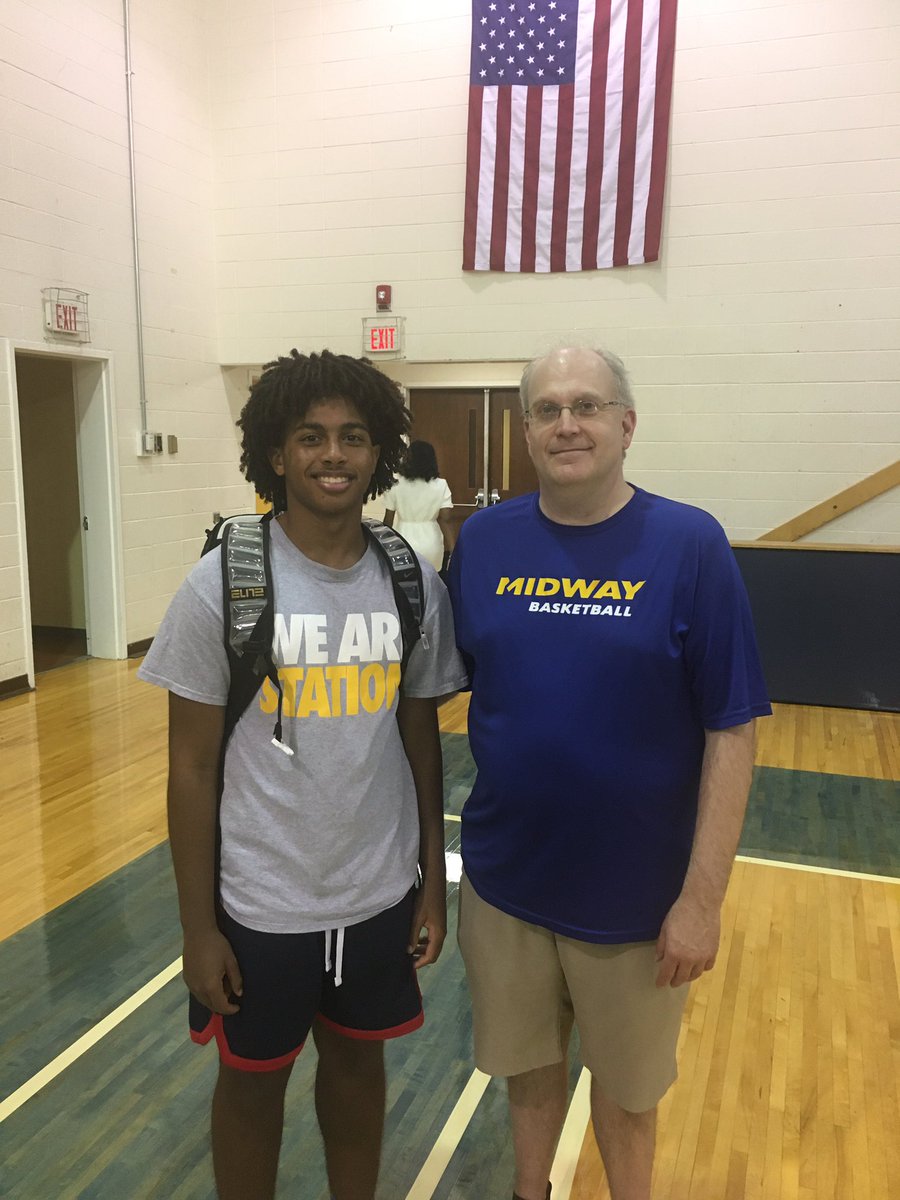 Rashaadfaulkner's tweet photo. Had a great time today at Midway University Prospect camp @CoachKrupinski @oreese44ivery @BryanStationBBB @AshfordMontae https://t.co/Z6c6x9qz8O